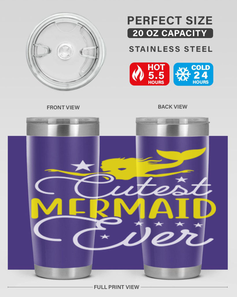 Cutest Mermaid Ever 92#- mermaid- Tumbler