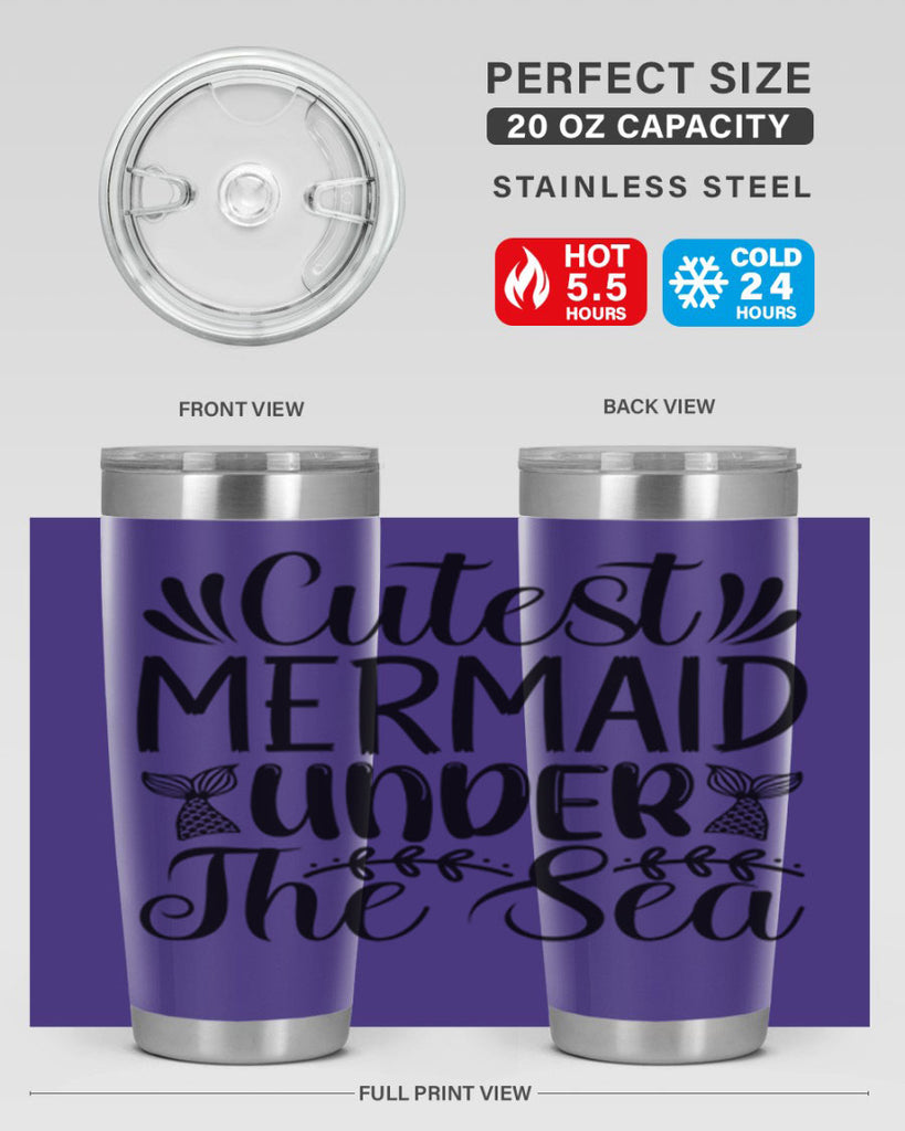 Cutest Mermaid Under The Sea 108#- mermaid- Tumbler