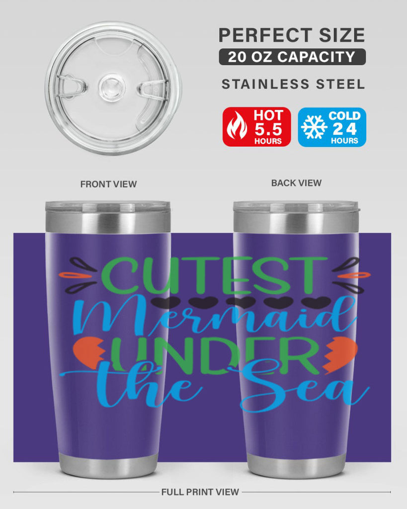 Cutest Mermaid Under The Sea 109#- mermaid- Tumbler