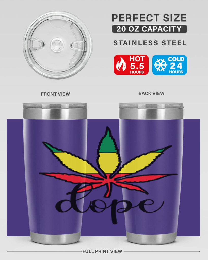 Dope 77#- marijuana- Tumbler