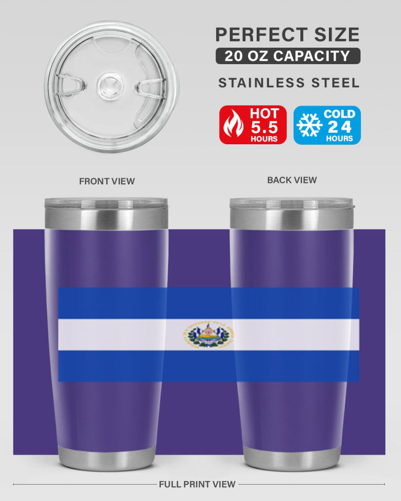 El Salvador 145#- world flags- Tumbler