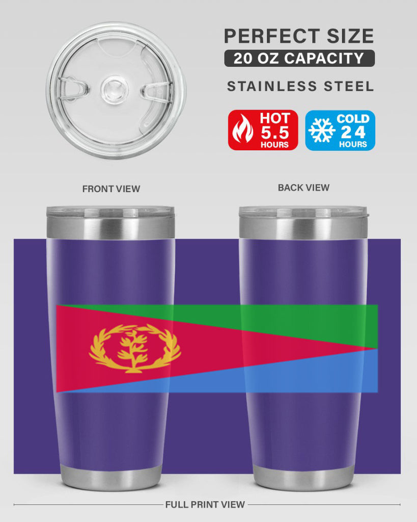Eritrea 143#- world flags- Tumbler