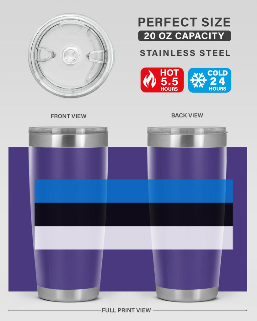 Estonia 142#- world flags- Tumbler