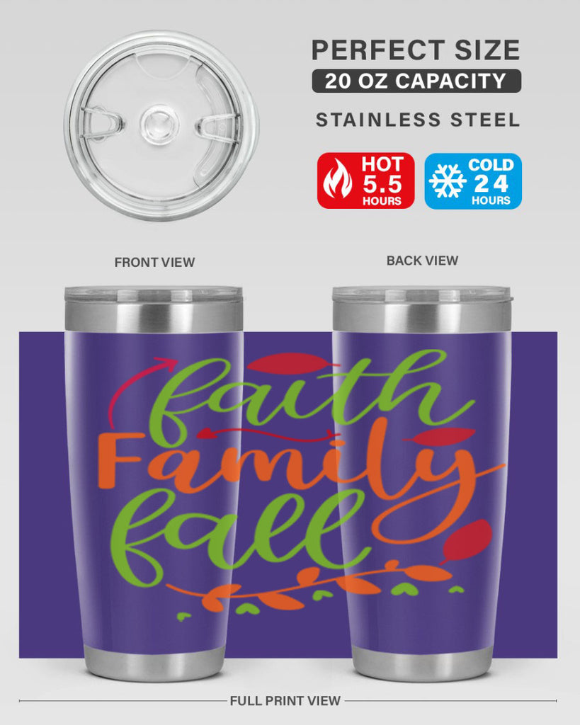 Faith Family Fall 82#- fall- Tumbler
