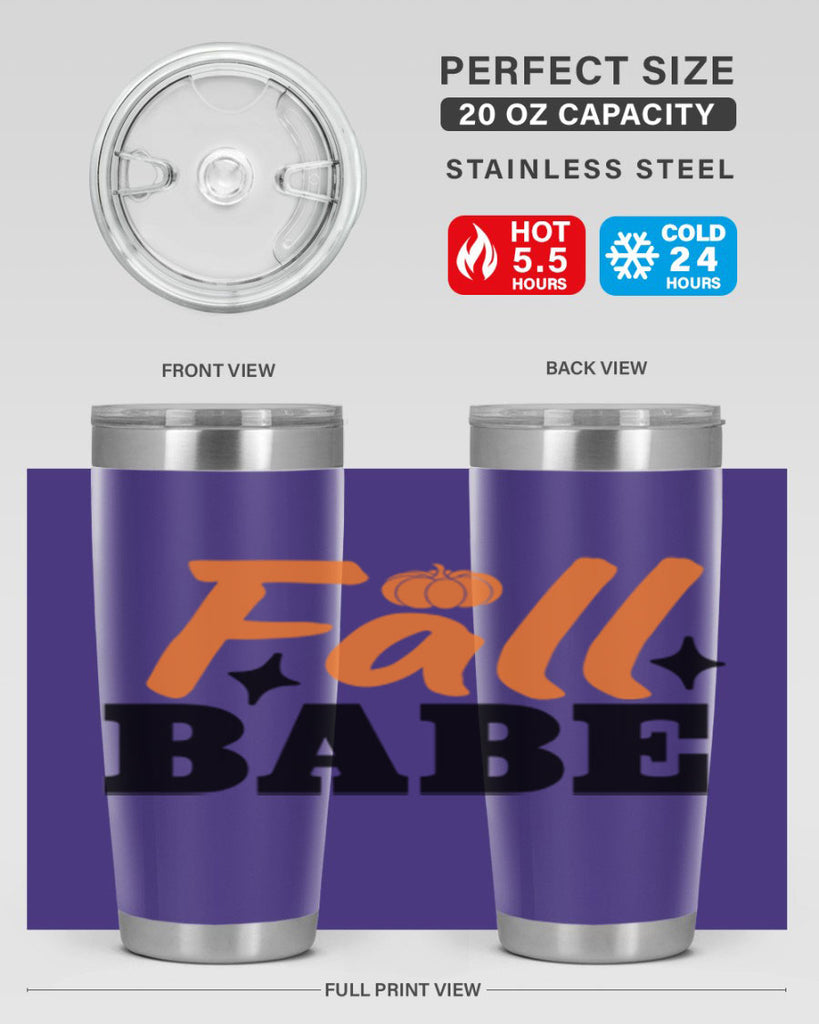 Fall Babe 89#- fall- Tumbler