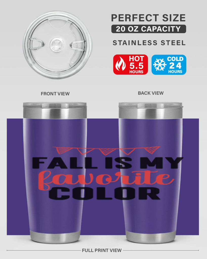 Fall is my favorite color 117#- fall- Tumbler