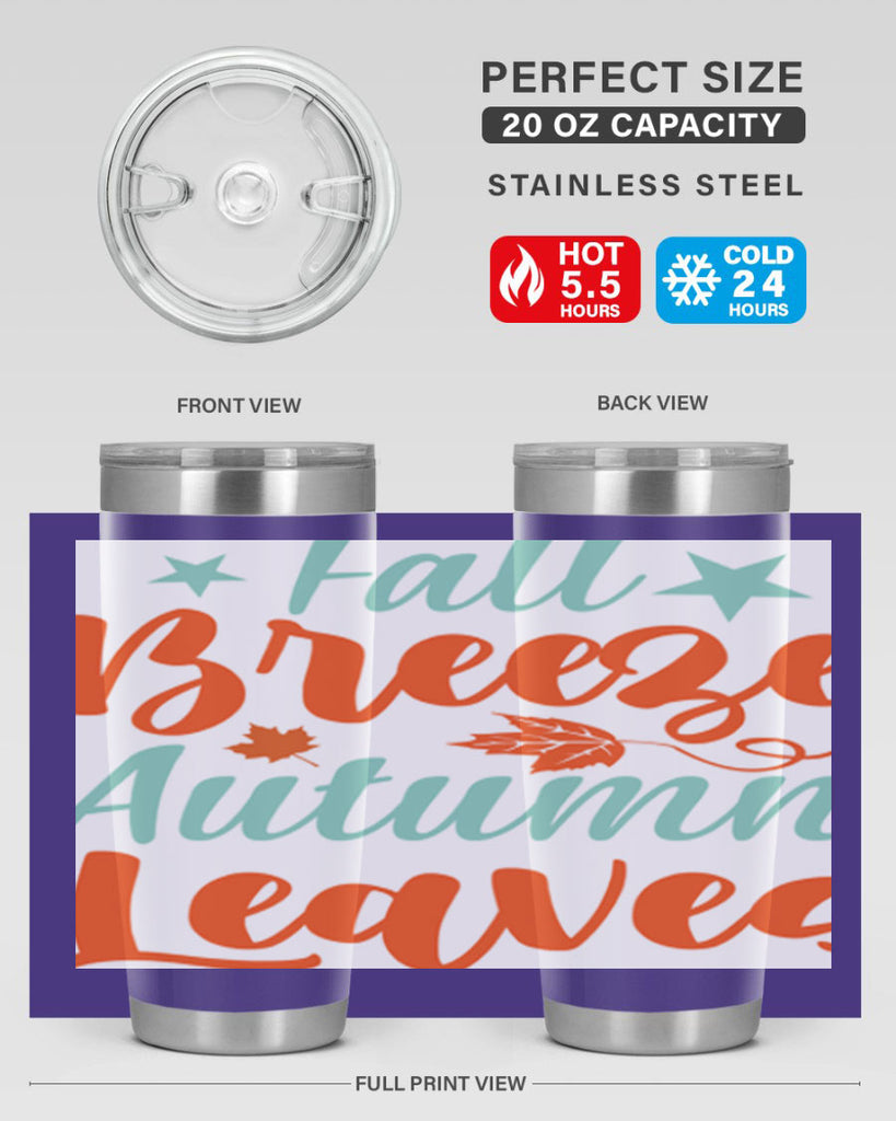 FallBreezeAutumnLeaves 147#- fall- Tumbler