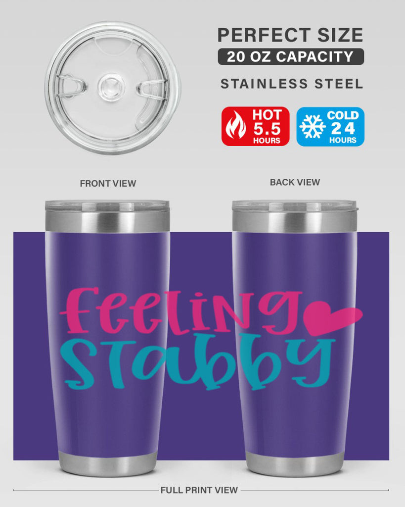 Feeling Stabby Nurse Style 386#- nurse- tumbler