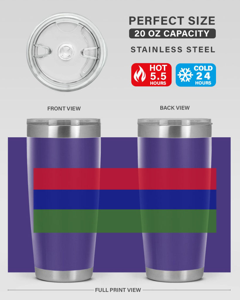 Gambia 135#- world flags- Tumbler