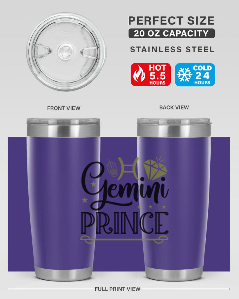 Gemini prince 229#- zodiac- Tumbler