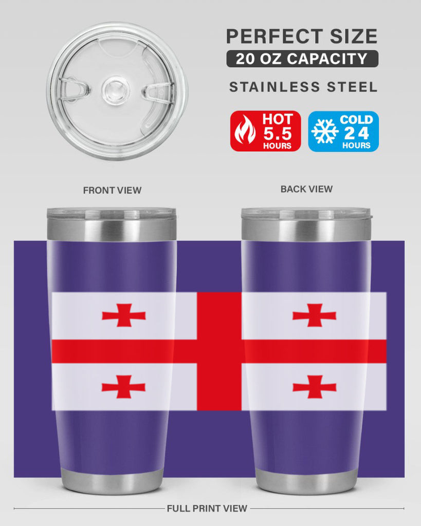 Georgia 134#- world flags- Tumbler
