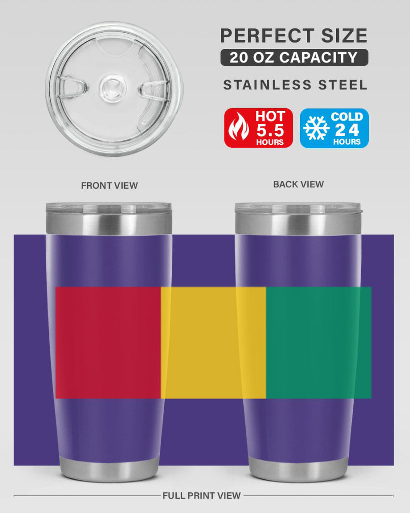 Guinea 127#- world flags- Tumbler