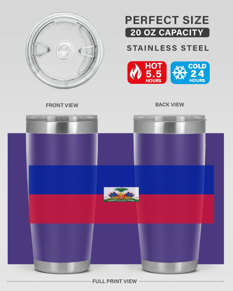 Haiti 125#- world flags- Tumbler