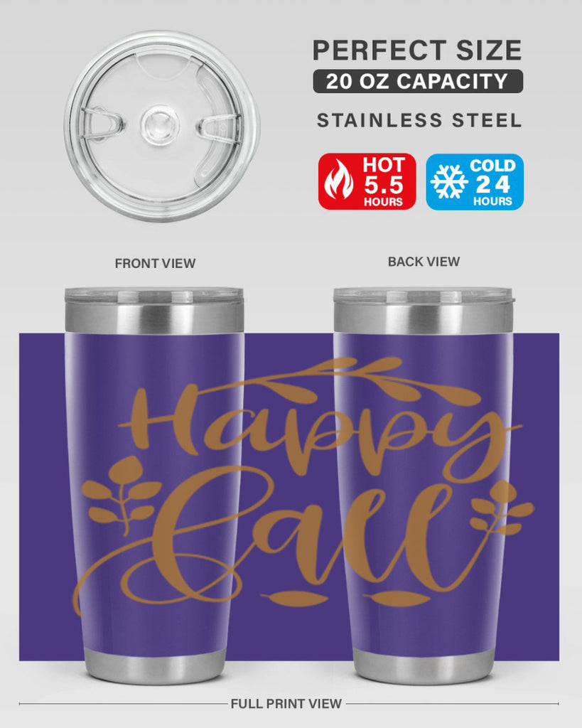 Happy Fall 236#- fall- Tumbler