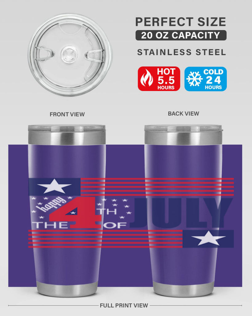 Happy th july Style 100#- Fourt Of July- Tumbler