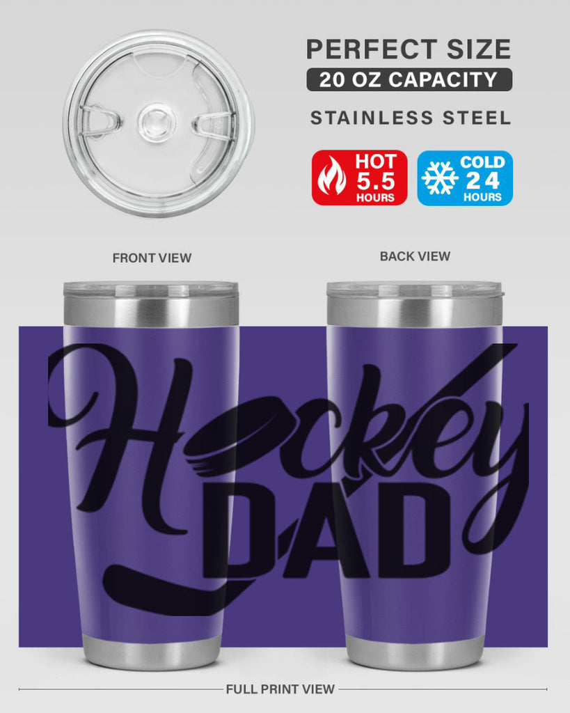 Hockey dad 1188#- hockey- Tumbler