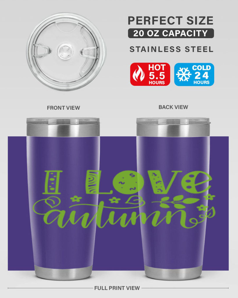 I Love Autumn 325#- fall- Tumbler