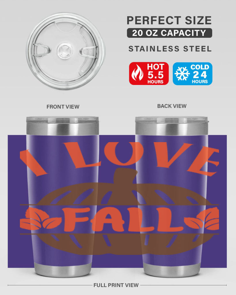 I Love Fall 337#- fall- Tumbler
