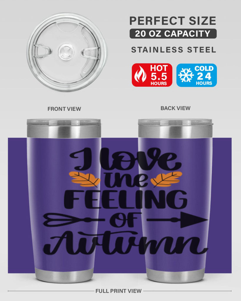 I Love The Feeling Of Autumn 499#- fall- Tumbler
