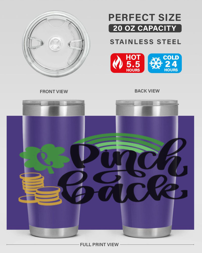 I Pinch Back Style 86#- St Patricks Day- Tumbler