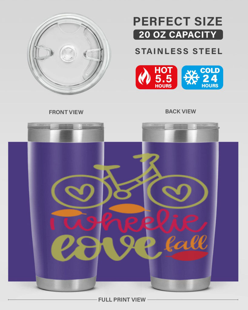 I Wheelie Love Fall 342#- fall- Tumbler