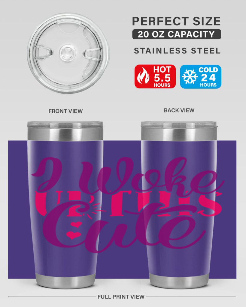 I Workup This Cute Style 243#- baby- tumbler