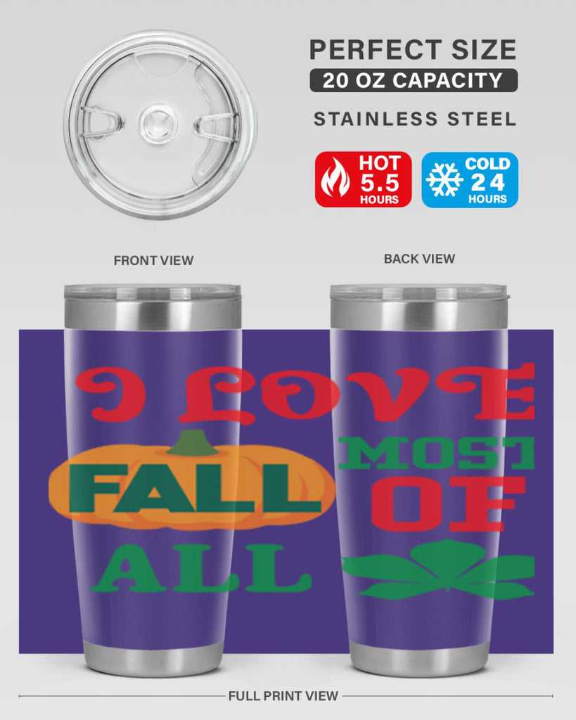 ILOVEFALLMOSTof 346#- fall- Tumbler