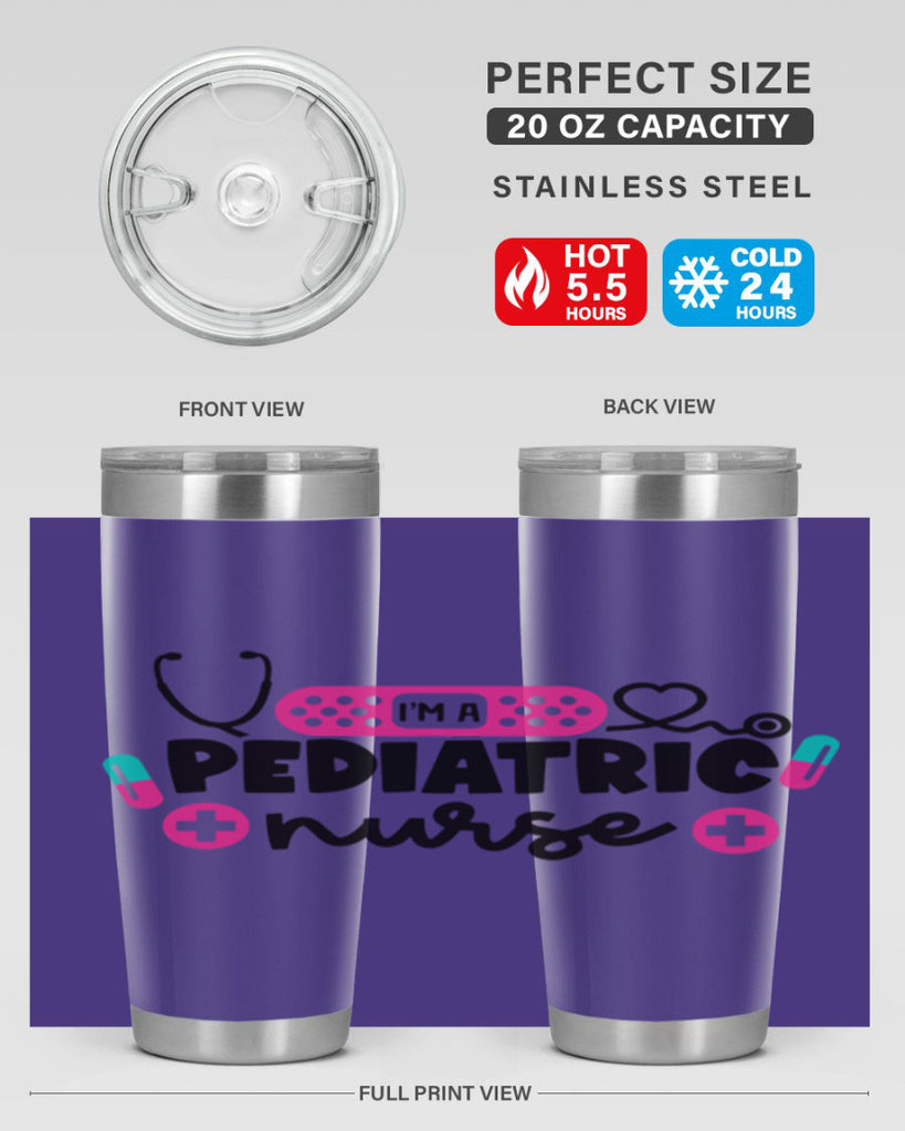 Im A Pediatric Nurse Style Style 154#- nurse- tumbler