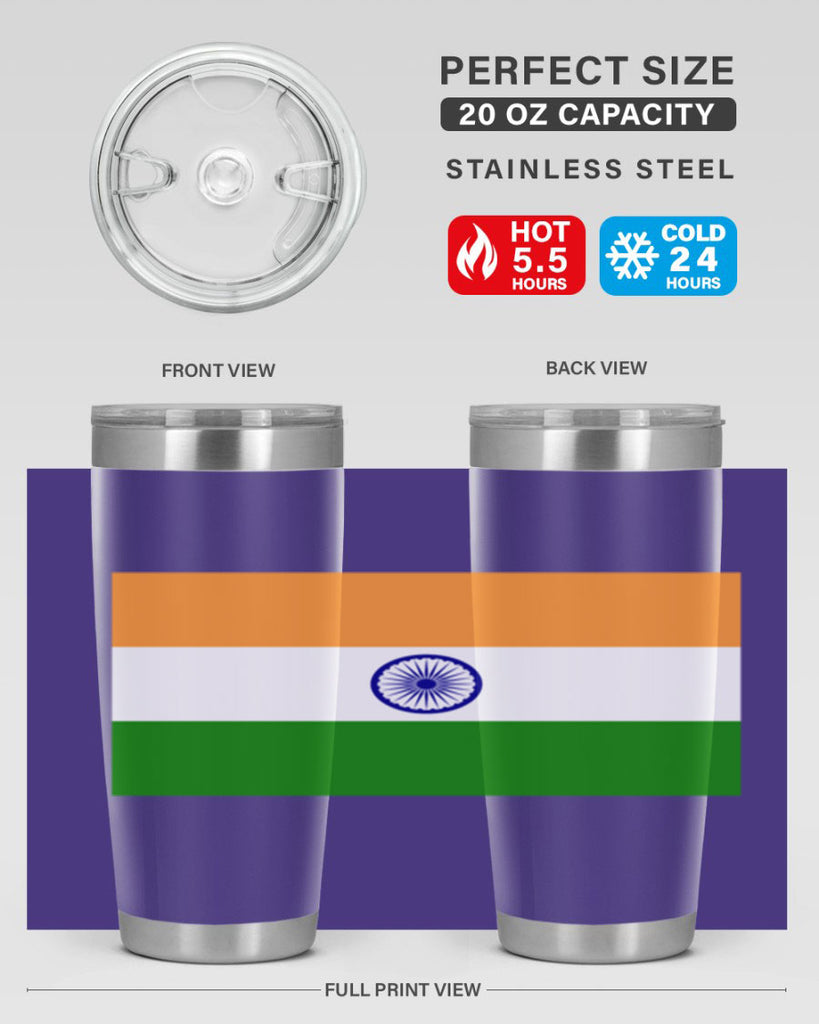 India 121#- world flags- Tumbler
