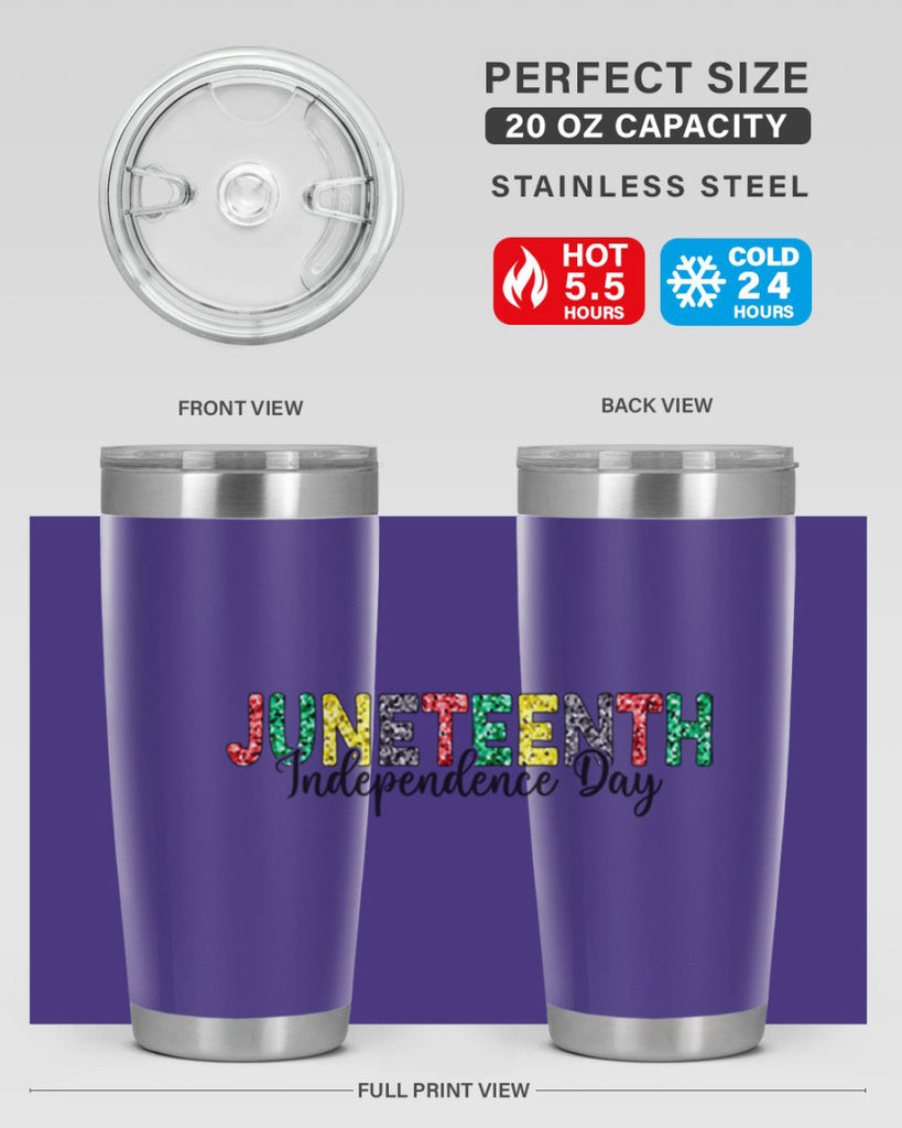 Juneteenth Independence Day 37#- Juneteenth- tumbler