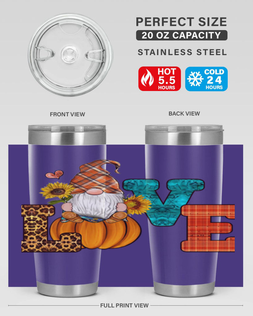 LOVEFallGnome 417#- fall- Tumbler
