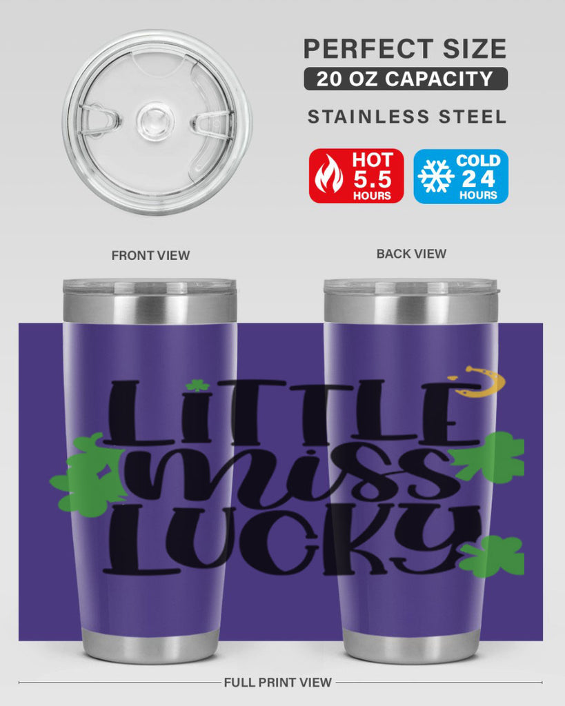 Little Miss Lucky Style 68#- St Patricks Day- Tumbler