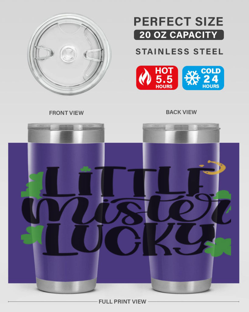 Little Mister Lucky Style 67#- St Patricks Day- Tumbler