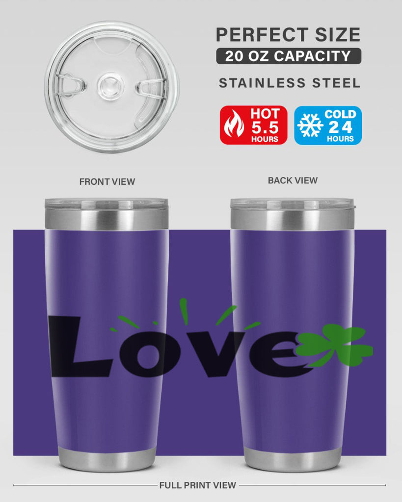 Love Style 152#- St Patricks Day- Tumbler