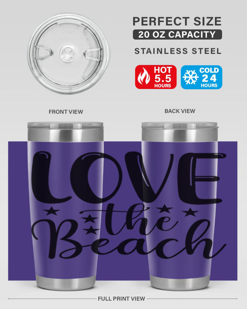 Love The Beach 305#- mermaid- Tumbler