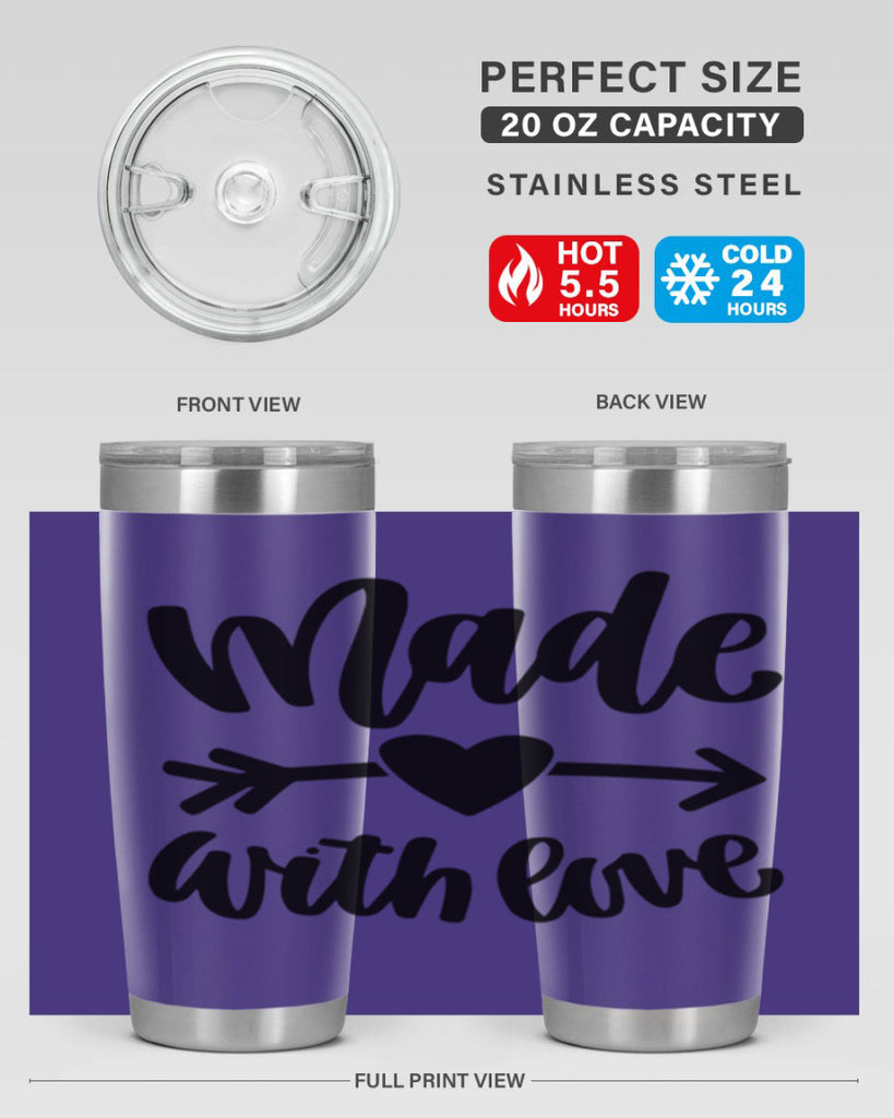 Made With Love Style 52#- baby- tumbler