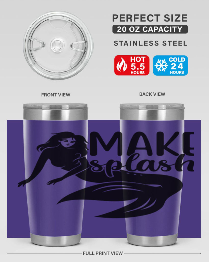 Make splash 315#- mermaid- Tumbler