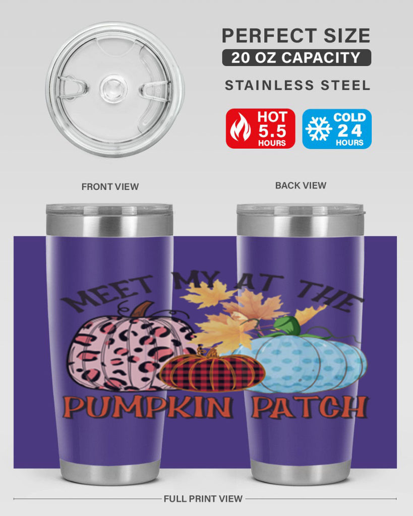 Meet My at the Pumpkin Patch 425#- fall- Tumbler