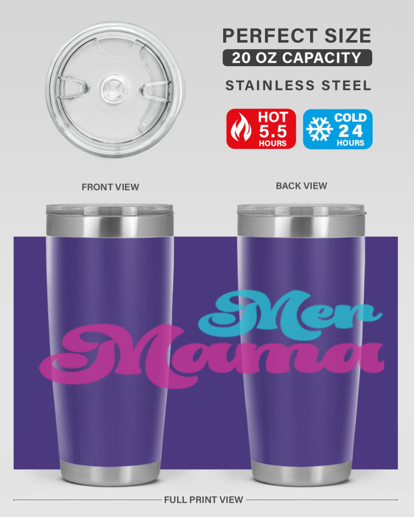 Mer Mama 334#- mermaid- Tumbler