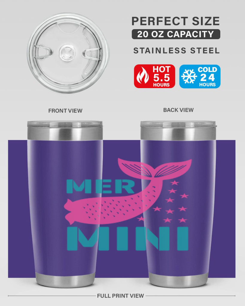 Mer Mini 341#- mermaid- Tumbler