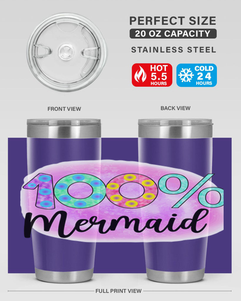 Mermaid 1#- mermaid- Tumbler