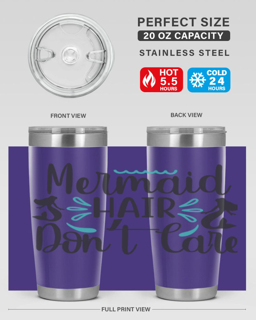 Mermaid Hair Don’t Care 359#- mermaid- Tumbler