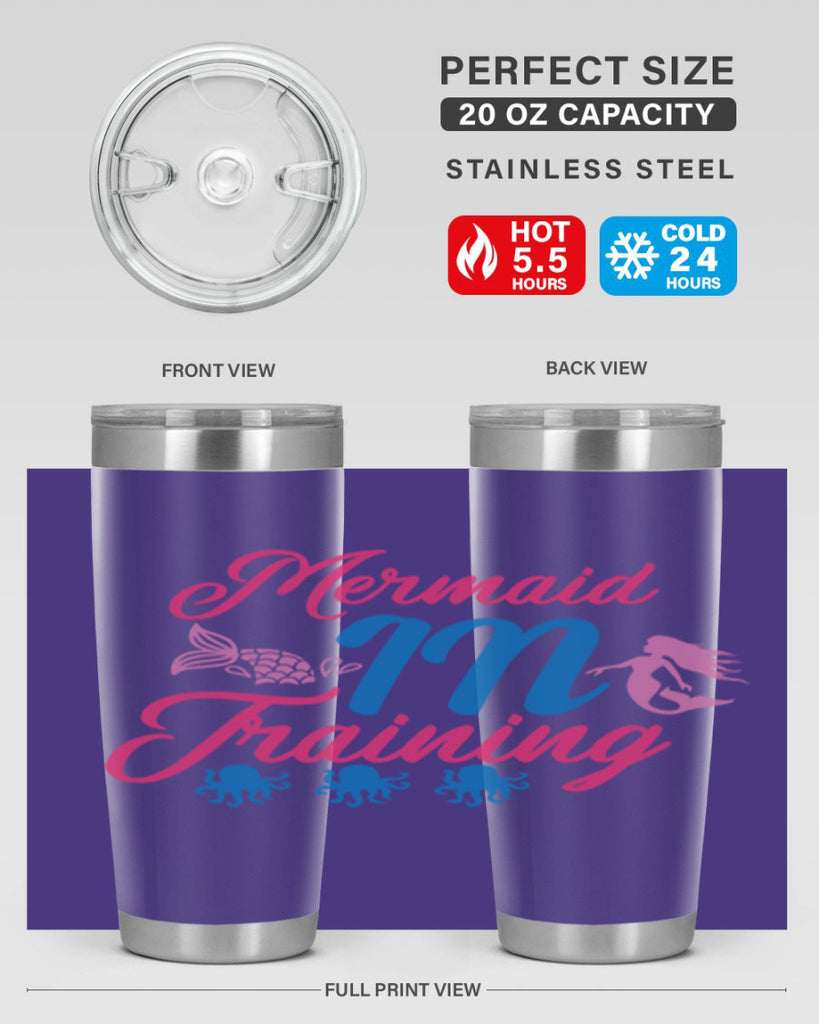 Mermaid In Training 363#- mermaid- Tumbler