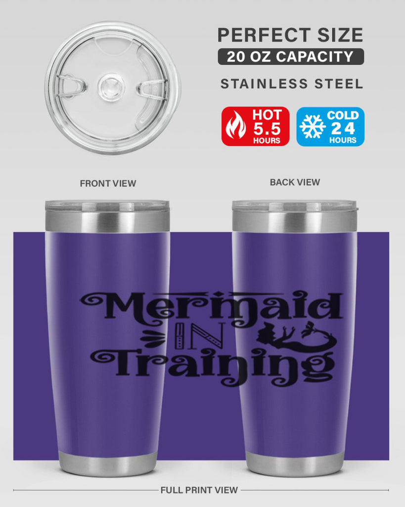 Mermaid In Training 364#- mermaid- Tumbler