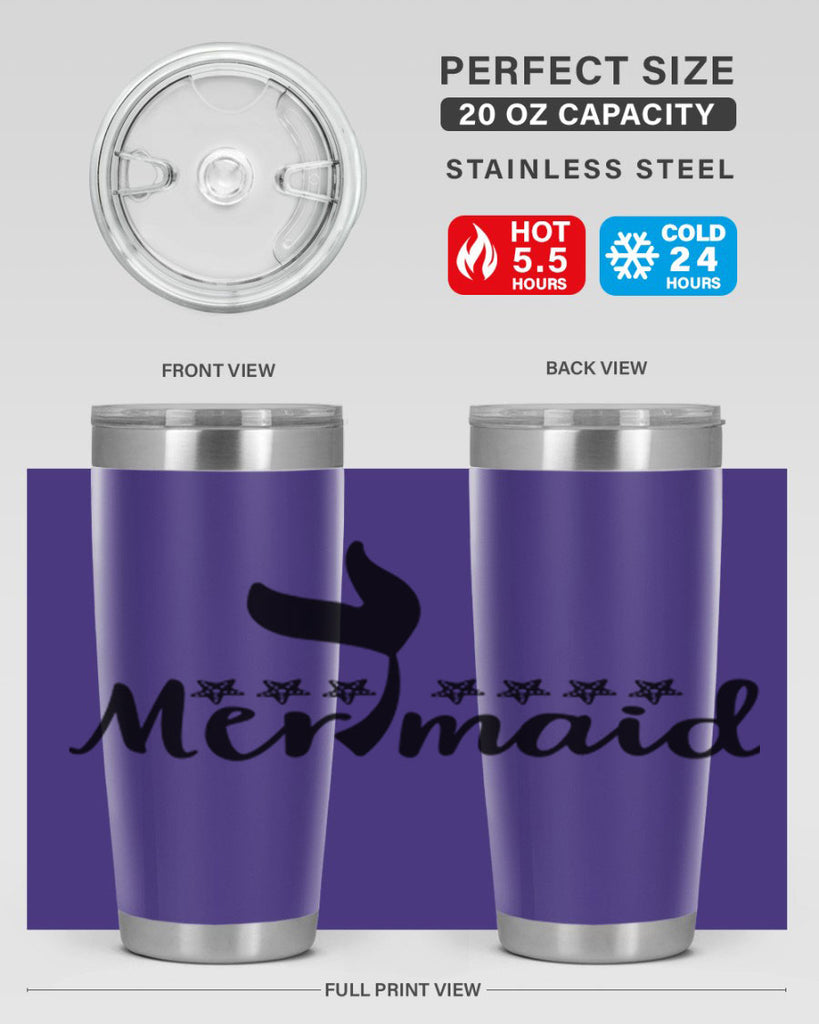 Mermaid design 451#- mermaid- Tumbler