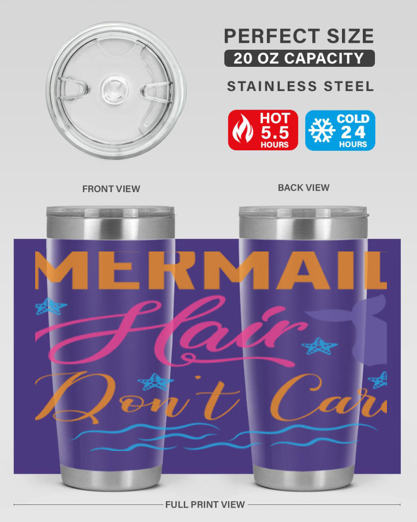 Mermaid hair dont care 414#- mermaid- Tumbler