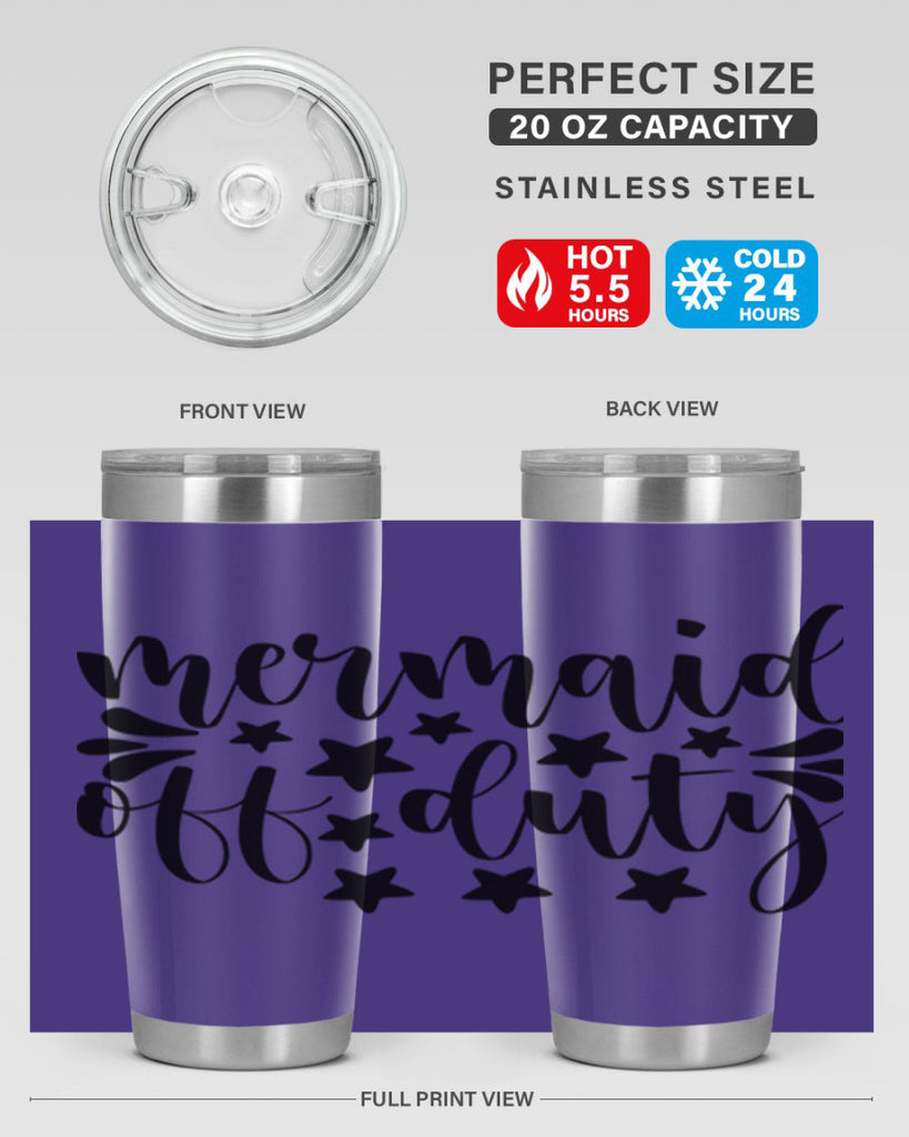 Mermaid off duty 436#- mermaid- Tumbler