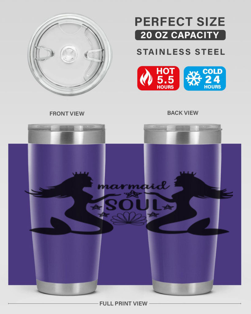 Mermaid soul design 443#- mermaid- Tumbler