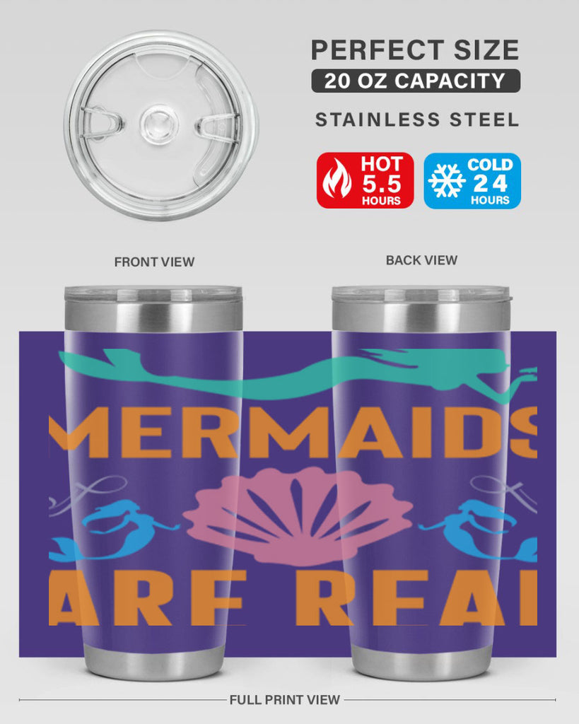 Mermaids Are Real Design 478#- mermaid- Tumbler