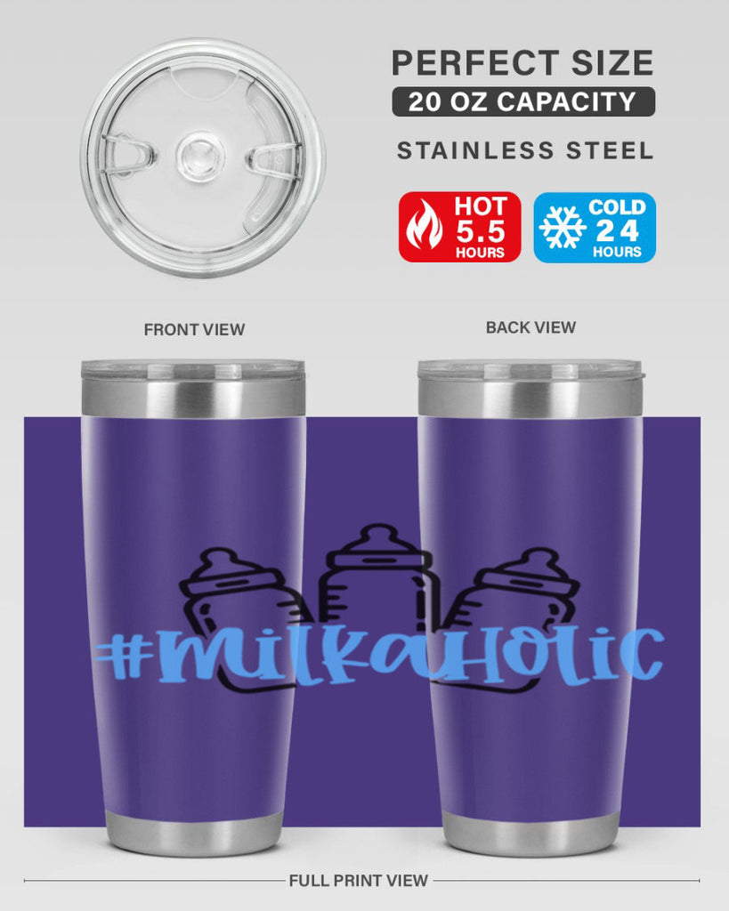 Milkaholic Style 46#- baby- tumbler